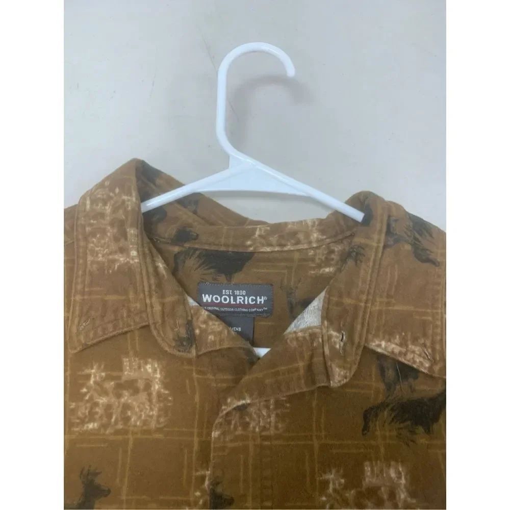Vintage Deer Patterned Woolrich Flannel - Picture 4 of 7